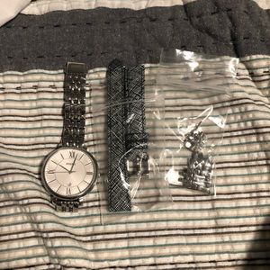 Fossil silver watch
